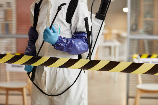 Professional Crime Scene Cleanup technician working in Center Point, TX